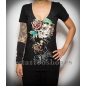 Camiseta Sullen victorian rose woman