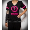 Sullen Score pink woman t-shirt