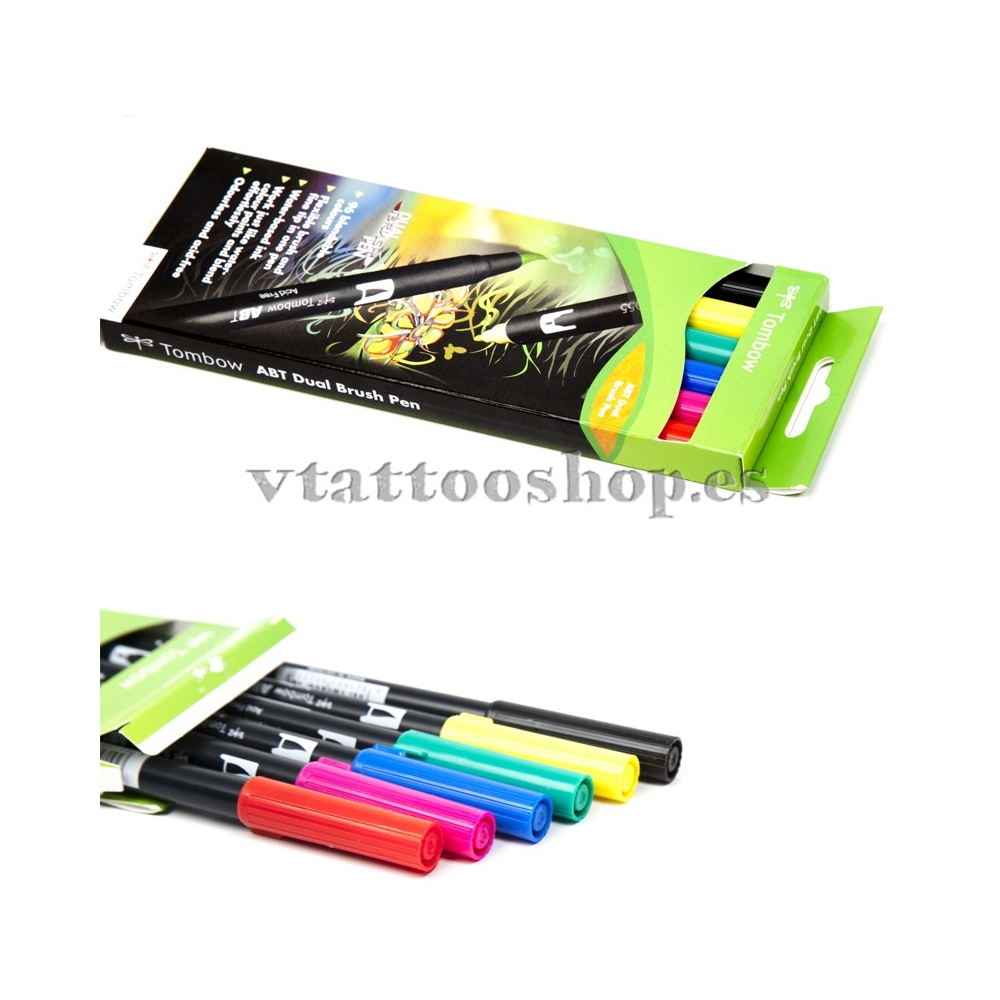 ROTULADORES TOMBOW 6 COLORES