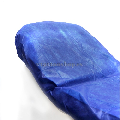 Sábanas ajustables azul 90x210 cm. 5 uds.