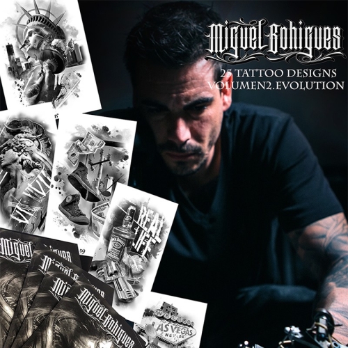 Libro de Tatuajes Tattoo Designs Miguel Bohigues Vol2 EVOLUTION **PRECIO ESPECIAL WEB**