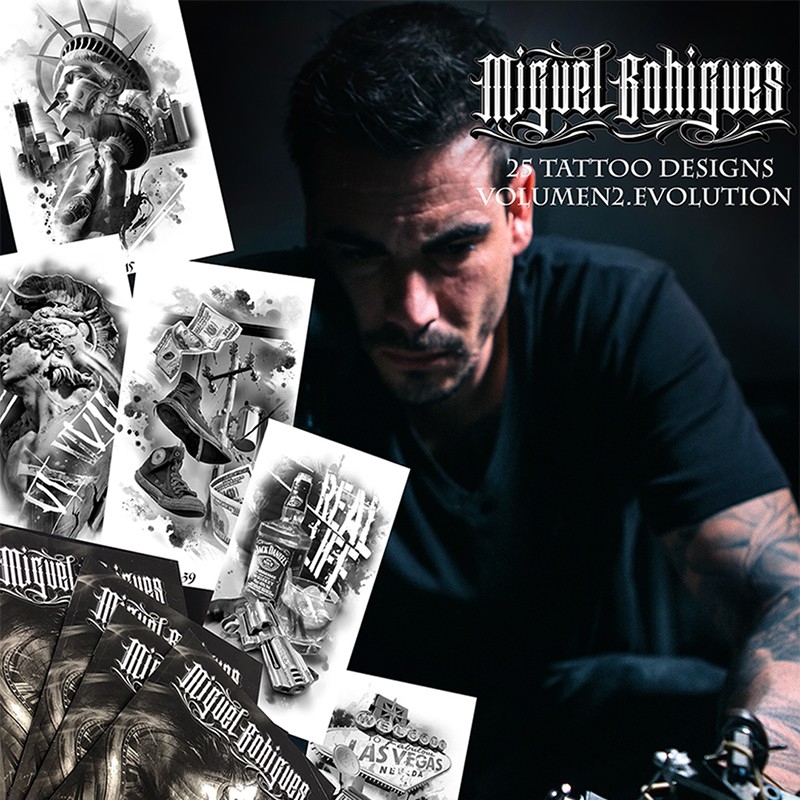 Libro de Tatuajes Tattoo Designs Miguel Bohigues Vol2 evolution