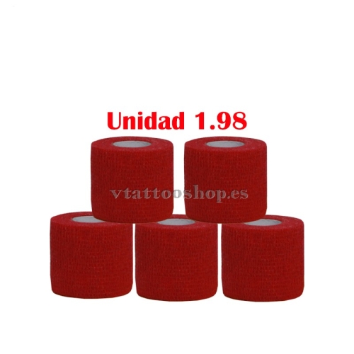 GRIP COVER 50 mm RED 5 pcs.