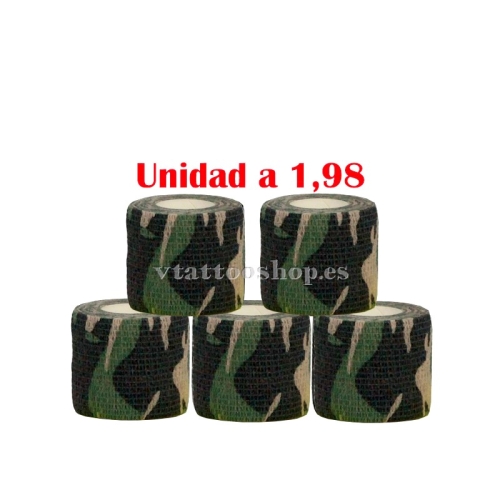 GRIP COVER 50 mm MILITARY 5 pcs.