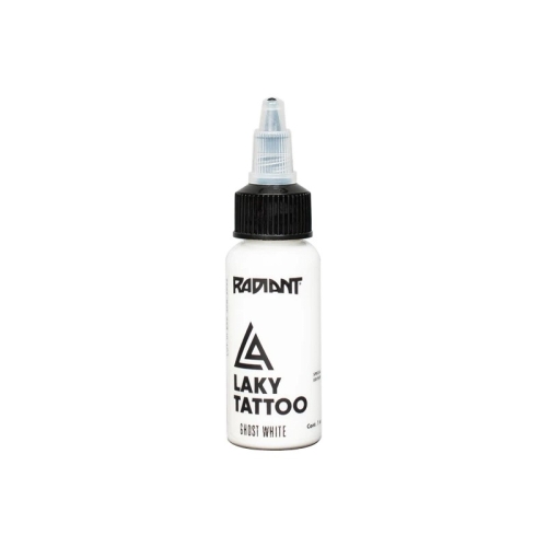 Tinta Radiant colors ghost white Laky Tattoo