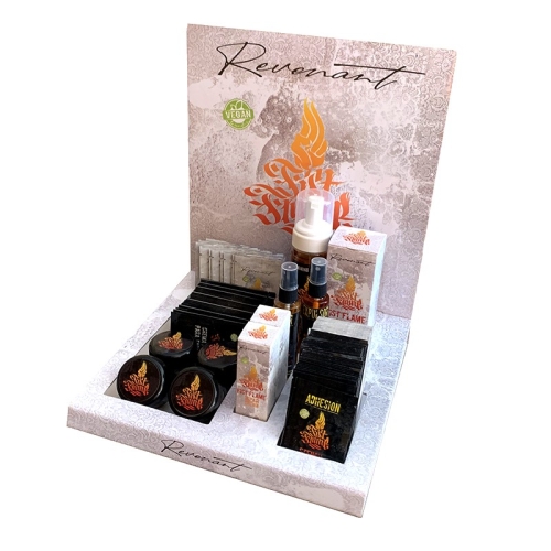 FIST FLAME TRAVEL DISPLAY STAND