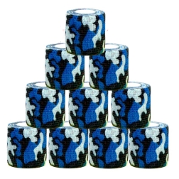 Cubre grip 25 mm militar azul 12 uds.