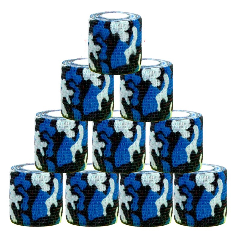 Cubre grip 25 mm militar azul 12 uds.